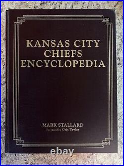 Kansas City Chiefs Signed Leather Bound with Certificate Of Authenticity