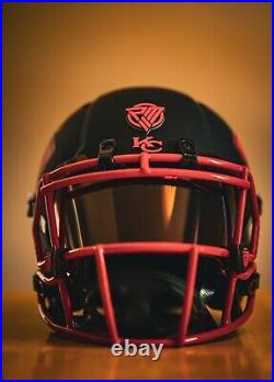 Kansas City Chiefs -Signed Patrick Mahomes Full Size Eclipse Helmet