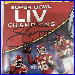 Kansas City Chiefs Signed Super Bowl LIV BLU RAY DVD