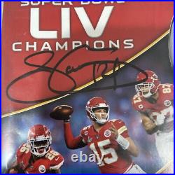 Kansas City Chiefs Signed Super Bowl LIV BLU RAY DVD