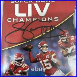 Kansas City Chiefs Signed Super Bowl LIV BLU RAY DVD