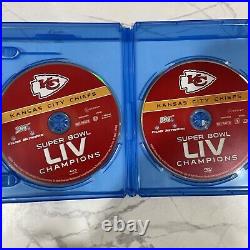 Kansas City Chiefs Signed Super Bowl LIV BLU RAY DVD