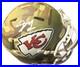 Kansas City Chiefs Skyy Moore Signed Camo Mini Helmet Beckett Certified BAS