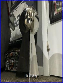 Kansas City Chiefs Super Bowl LIV Lombardi Trophy Patrick Mahomes Auto 22in Tall