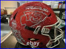 Kansas City Chiefs Swarovski Crystal Speedflex Signed by Patrick Mahomes Becket