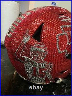 Kansas City Chiefs Swarovski Crystal Speedflex Signed by Patrick Mahomes Becket
