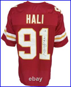 Kansas City Chiefs Tamba Hali Autographed Pro Style Red Jersey BAS Authenticated
