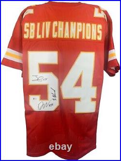 Kansas City Chiefs Team Signed Jersey Beckett COA Frank Clark, Breeland Wilson