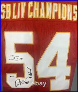 Kansas City Chiefs Team Signed Jersey Beckett COA Frank Clark, Breeland Wilson