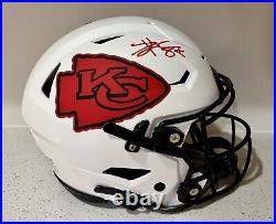 Kansas City Chiefs Travis Kelce Signed Full Size Helmet Radtke Coa Authentic NFL