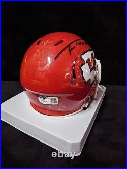 Kansas City Chiefs Trent Mcduffie Autographed Signed Speed Mini Helmet Beckett