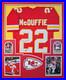 Kansas City Chiefs Trent Mcduffie Signed Framed Custom Red Jersey Beckett Coa