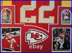 Kansas City Chiefs Trent Mcduffie Signed Framed Custom Red Jersey Beckett Coa