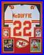 Kansas City Chiefs Trent Mcduffie Signed Framed Custom White Jersey Beckett Coa