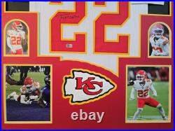 Kansas City Chiefs Trent Mcduffie Signed Framed Custom White Jersey Beckett Coa