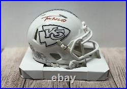 Kansas City Chiefs Trent Mcduffie Signed Salute To Service Mini Helmet Beckett