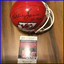 Kansas City Chiefs Willie Lanier Signed Mini Helmet Jsa Coa Super Bowl Rare Hof