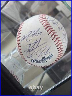 Kansas City Royals 2023 Team Signed Baseball Bobby Witt Jr, Salvador Perez, etc