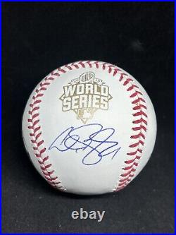 Kansas City Royals Alex Gordon Signed 2015 World Series Baseball Jsa Coa Auto