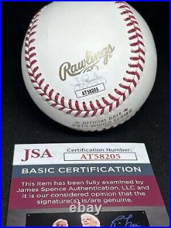 Kansas City Royals Alex Gordon Signed 2015 World Series Baseball Jsa Coa Auto