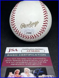 Kansas City Royals Alex Gordon Signed 2015 World Series Baseball Jsa Coa Auto