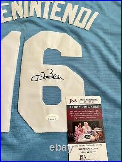 Kansas City Royals Andrew Benintendi Signed Jersey Jsa Coa Authentic Autograph