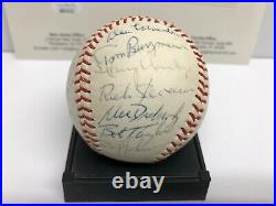 Kansas City Royals Autograph Signed Baseball JSA LOA Lou Piniella & Amos Otis