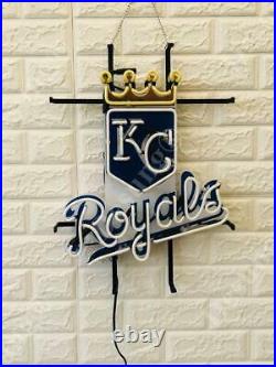 Kansas City Royals Beer Light Lamp Neon Sign 20 With HD Vivid Printing
