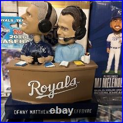 Kansas City Royals Bobblehead Signed Baseball Lot Jersey Escobar Yost Otis MJ