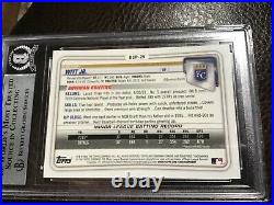 Kansas City Royals Bobby Witt Jr. Signed 2020 Bowman Chrome Rc Rookie Card Bgs