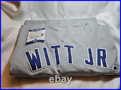 Kansas City Royals Bobby Witt Jr. Signed Auto Jersey Beckett Authentic White
