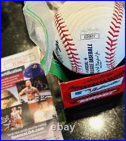 Kansas City Royals Bobby Witt Jr. Signed Baseball Jsa Coa Authentic Mlb