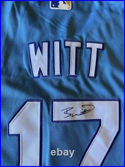 Kansas City Royals Bobby Witt Jr. Signed Jersey Jsa Coa Authentic Autograph