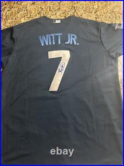 Kansas City Royals City Connect Bobby Witt Jr. Signed Jersey Autographed