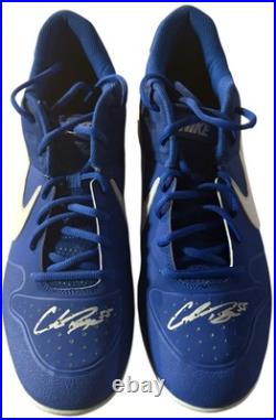 Kansas City Royals Cole Ragans Signed Baseball Cleats Beckett Certified