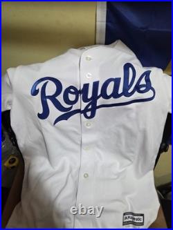 Kansas City Royals Frank White Signed Jersey With COA 1985 World Series Champs