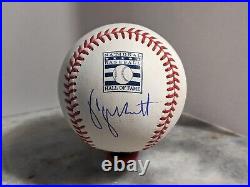 Kansas City Royals George Brett Autographed Signed Mlb Hall Of Fame Baseball