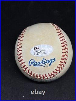 Kansas City Royals George Brett Signed 1985 World Series Baseball Jsa Coa Hof