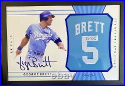 Kansas City Royals George Brett Signed Jersey Jsa Coa Autograph Mlb Hof C