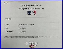 Kansas City Royals Jersey MLB Authentic Collection Joakim Soria Autographed COA