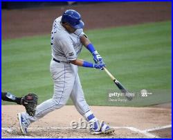 Kansas City Royals Salvador Perez Signed 2017 Game Used UNCRACKED Victus Bat