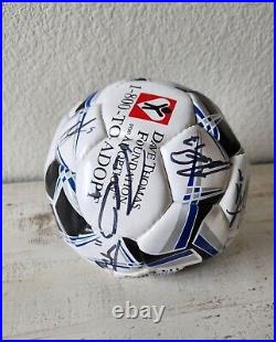 Kansas City Wizards Team Signed Soccer Ball Dave Thomas Foundation For Adoption