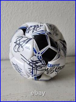 Kansas City Wizards Team Signed Soccer Ball Dave Thomas Foundation For Adoption