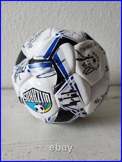 Kansas City Wizards Team Signed Soccer Ball Dave Thomas Foundation For Adoption