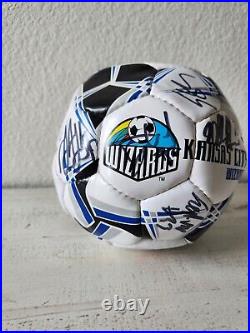 Kansas City Wizards Team Signed Soccer Ball Dave Thomas Foundation For Adoption