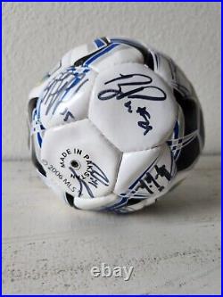 Kansas City Wizards Team Signed Soccer Ball Dave Thomas Foundation For Adoption