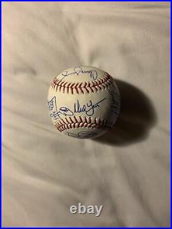 Kansas city Royals 2015 World Series autographed team baseball