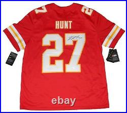 Kareem Hunt Autographed Signed Kansas City Chiefs #27 Nike Limited Jersey Jsa