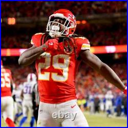 Kareem Hunt Hand-Signed? Kansas City Chiefs RED? Custom Jersey? NFL