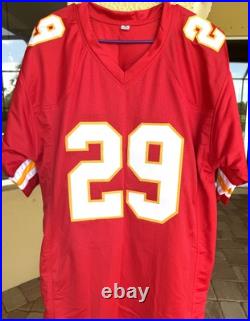 Kareem Hunt Hand-Signed? Kansas City Chiefs RED? Custom Jersey? NFL